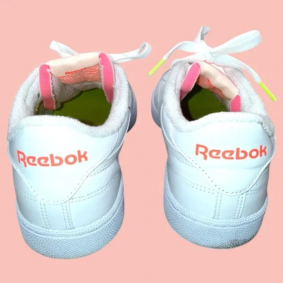 REEBOK Club C 85 - White Orange Flare (Women's 10) - Picture 4 of 12